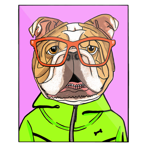 BullTek print on frame