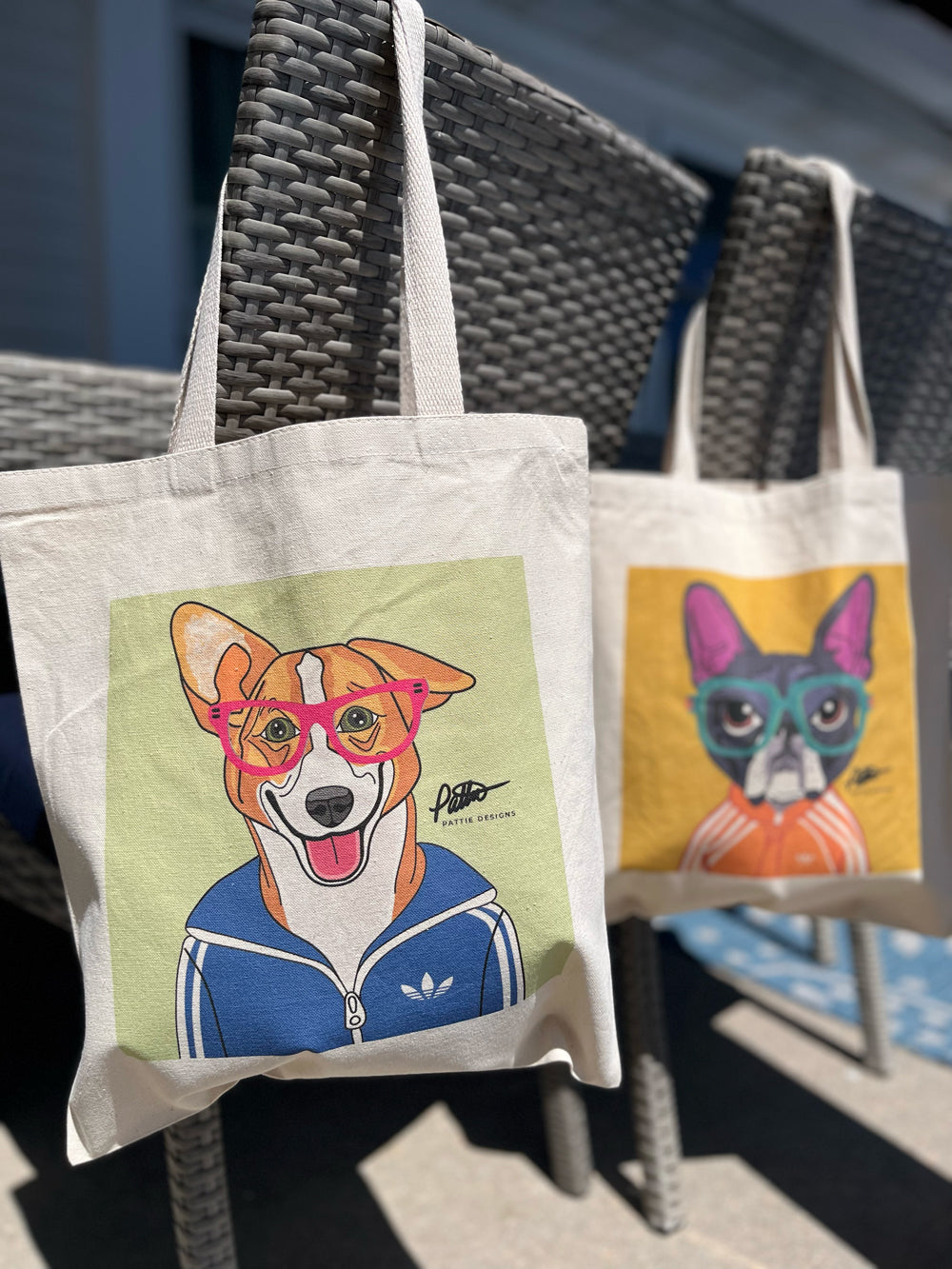 Tote Bags (Corgie)