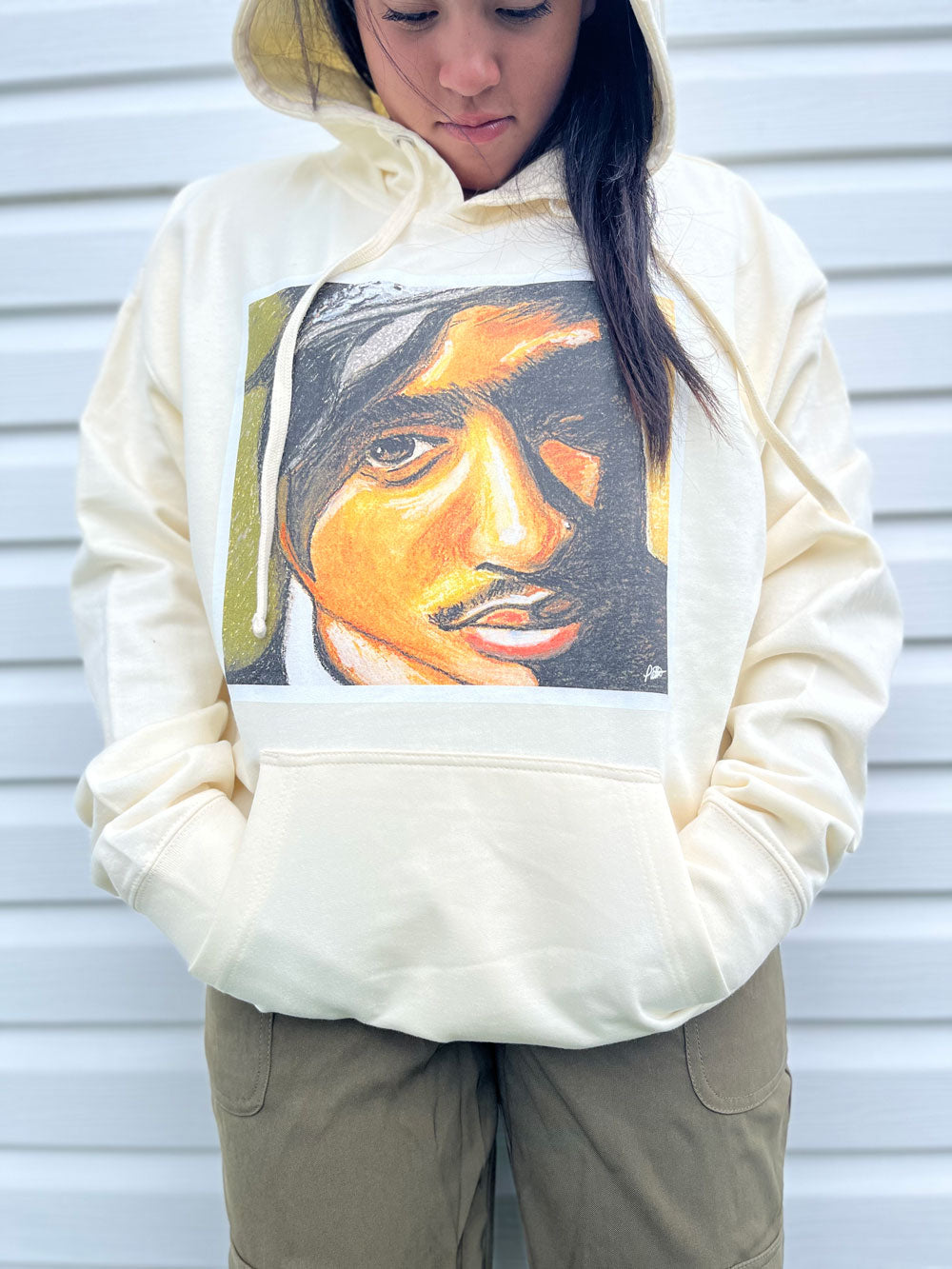 TUPAC Cream Sweatshirt, Hoodie